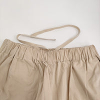 Yoli cotton tapered pants 定価30800円 YL-PT14-25SS サイズ01 イージー テーパード パンツ 25SS ベージュ レディース ヨリ【中古】5-1001M♪