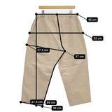 Yoli YL-PT07-22SS Cotton eazy pants 定価31900円 コットンイージー パンツ 22SS ベージュ レディース ヨリ【中古】6-0107G∞