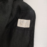 Doi 働衣 フクハルモデル リネン 2WAY エプロン ブラック レディース ドーイ【中古】5-1001G♪
