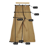 Erika Cavallini イタリア製 ウールコットン ワイドパンツ サイズ40 パンツ キャメル レディース エリカカヴァリーニ【中古】5-1215G∞