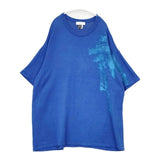 FACETASM PAINTED BIG SWEATER コットンビッグニット セーター ニット ブルー メンズ ファセッタズム【中古】5-1124M∞