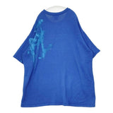 FACETASM PAINTED BIG SWEATER コットンビッグニット セーター ニット ブルー メンズ ファセッタズム【中古】5-1124M∞