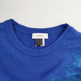 FACETASM PAINTED BIG SWEATER コットンビッグニット セーター ニット ブルー メンズ ファセッタズム【中古】5-1124M∞