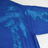 FACETASM PAINTED BIG SWEATER コットンビッグニット セーター ニット ブルー メンズ ファセッタズム【中古】5-1124M∞