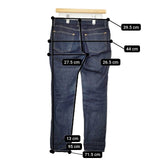 MACPHEE スキニージーンズ コットンストレッチ サイズ40 デニムパンツ ネイビー レディース マカフィー【中古】5-1215G∞