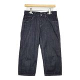 MARGARET HOWELL/EDWIN 27×20 クロップド ジーンズ デニムパンツ ネイビー レディース マーガレットハウエル/エドウィン【中古】5-1215G∞