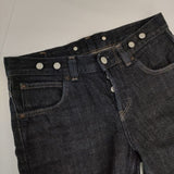 MARGARET HOWELL/EDWIN 27×20 クロップド ジーンズ デニムパンツ ネイビー レディース マーガレットハウエル/エドウィン【中古】5-1215G∞