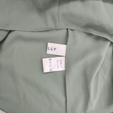 ADELLY アデリー 2WAYジョーゼットブラウス 定価39600円 リボン付き ブラウス シャツ 25SS ライトグリーン レディース【中古】5-1215M∞