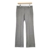 INCOTEX SLOWEAR ウール混 センタープレススラックス パンツ グレー レディース インコテックス【中古】5-1129T∞