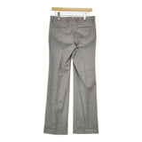 INCOTEX SLOWEAR ウール混 センタープレススラックス パンツ グレー レディース インコテックス【中古】5-1129T∞