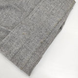 INCOTEX SLOWEAR ウール混 センタープレススラックス パンツ グレー レディース インコテックス【中古】5-1129T∞