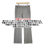 INCOTEX SLOWEAR ウール混 センタープレススラックス パンツ グレー レディース インコテックス【中古】5-1129T∞