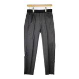 GALERIE VIE 23-04-24-04207 ウール混 ストライプ イージー センタープレススラックス パンツ グレー レディース ギャルリーヴィー【中古】5-1215G∞