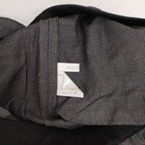 GALERIE VIE 23-04-24-04207 ウール混 ストライプ イージー センタープレススラックス パンツ グレー レディース ギャルリーヴィー【中古】5-1215G∞