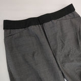 GALERIE VIE 23-04-24-04207 ウール混 ストライプ イージー センタープレススラックス パンツ グレー レディース ギャルリーヴィー【中古】5-1215G∞