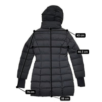 Herno Laminar GORE WINDSTOPPER サイズ44 ラミナー ダウンジャケット ダウンコート ブラック レディース ヘルノ【中古】5-1007A◆