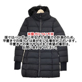 Herno Laminar GORE WINDSTOPPER サイズ44 ラミナー ダウンジャケット ダウンコート ブラック レディース ヘルノ【中古】5-1007A◆