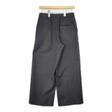 BALLSEY パウダリーストレッチツイル セミワイドパンツ 定価17600円 スラックス パンツ 24SS グレー レディース ボールジー【中古】5-1215G∞