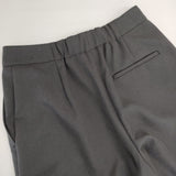 BALLSEY パウダリーストレッチツイル セミワイドパンツ 定価17600円 スラックス パンツ 24SS グレー レディース ボールジー【中古】5-1215G∞