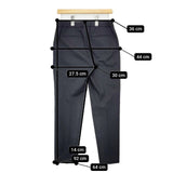 theory luxe COTTON LINEN STRETCH PENNA G ストレッチ センタープレススラックス パンツ ブラック レディース セオリーリュクス【中古】5-1215G∞