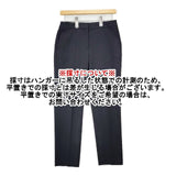 theory luxe COTTON LINEN STRETCH PENNA G ストレッチ センタープレススラックス パンツ ブラック レディース セオリーリュクス【中古】5-1215G∞