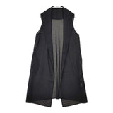 PLAIN PEOPLE A1523FJ ショールカラージレ ベスト ブラック レディース プレインピープル【中古】5-1215M∞