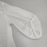 Mackintosh コットンナイロンストレッチパフスリーブ ブラウス シャツ ホワイト レディース マッキントッシュ【中古】6-0330M∞