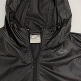 NIKE MEN’S XS ウィンドランナージャケット ポリエステル ブルゾン ブラック メンズ ナイキ【中古】5-1220M∞