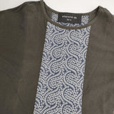 Eternite de Soi-e 刺繍 日本製 プルオーバードレス ワンピース チャコールグレー レディース エテルニテ デ ソワ【中古】6-0115M∞