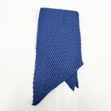 ISSEY MIYAKE プリーツストール ショール ポリエステル ストール ブルー レディース イッセイミヤケ【中古】5-1112G◎