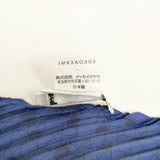 ISSEY MIYAKE プリーツストール ショール ポリエステル ストール ブルー レディース イッセイミヤケ【中古】5-1112G◎