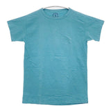 45R/45rpm 無地 コットン 半袖Ｔシャツ カットソー ターコイズブルー レディース フォーティーファイブアールピーエム【中古】6-0502S∞