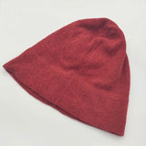 45R/45rpm コットン ニット帽 ニットキャップ レッド レディース フォーティーファイブアールピーエム【中古】5-1130G∞
