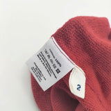 45R/45rpm コットン ニット帽 ニットキャップ レッド レディース フォーティーファイブアールピーエム【中古】5-1130G∞