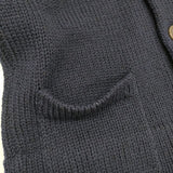 45R/45rpm Vネック ウールニット サイズ2 カーディガン ネイビー レディース フォーティーファイブアールピーエム【中古】5-1108T♪