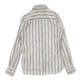 45R/45rpm マルチストライプ 長袖シャツ ホワイト マルチカラー レディース フォーティーファイブアールピーエム【中古】6-0121M∞