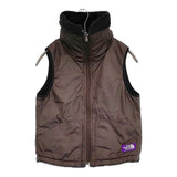 THE NORTH FACE PURPLE LABEL パッチワークフリースベスト リバーシブル ポーラテック NA2251N ベスト ブラック ブラウン レディース ザノースフェイスパープルレーベル【中古】5-1108T♪