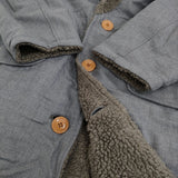 BEAMS リバーシブルボアコート 11-19-0904-803 サイズM コート グレー レディース ビームス【中古】5-1108A♪