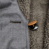 BEAMS リバーシブルボアコート 11-19-0904-803 サイズM コート グレー レディース ビームス【中古】5-1108A♪