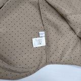 BEAUTY&YOUTH UNITED ARROWS ドットプリントバンドカラースキッパー ブラウス シャツ ベージュ レディース ビューティアンドユース【中古】6-0405M∞
