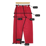 BEAMS ボーイズサイズ boy 裏毛 スウェット パンツ レッド レディース ビームス【中古】5-1108T♪