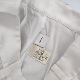 Spick and Span リネンワンタックパンツ センタープレススラックス パンツ オフホワイト レディース スピックアンドスパン【中古】6-0405M∞