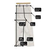 Spick and Span リネンワンタックパンツ センタープレススラックス パンツ オフホワイト レディース スピックアンドスパン【中古】6-0405M∞