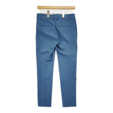 theory ストレッチ素材 センタープレススラックス パンツ ブルー レディース セオリー【中古】6-0121G∞