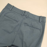 theory ストレッチ素材 センタープレススラックス パンツ ブルー レディース セオリー【中古】6-0121G∞