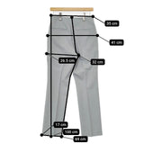 UNITED ARROWS UBCB P/W/PU ストレートパンツ センタープレススラックス パンツ ライトブルー レディース ユナイテッドアローズ【中古】5-1129T∞