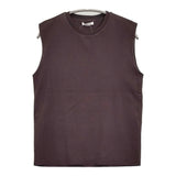 AURALEE Organic Cotton High Gauze Jersey Sleeveless 定価13200円 A23ST03RT カットソー ブラウン レディース オーラリー【中古】6-0324S♪