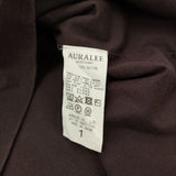 AURALEE Organic Cotton High Gauze Jersey Sleeveless 定価13200円 A23ST03RT カットソー ブラウン レディース オーラリー【中古】6-0324S♪