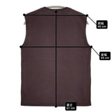 AURALEE Organic Cotton High Gauze Jersey Sleeveless 定価13200円 A23ST03RT カットソー ブラウン レディース オーラリー【中古】6-0324S♪