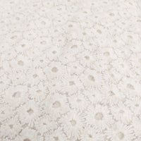 R&D.M.Co- 未使用品 LACE FLOWER SCARF 定価30800円 6980 ウールカシミヤ スカーフ ホワイト レディース オールドマンズテーラー【中古】5-1001T♪